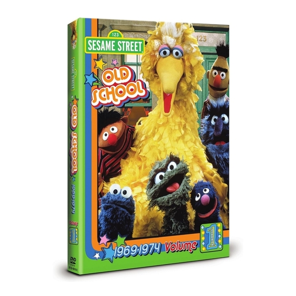 Cracked Case - Sesame Street Old School, Volume 1: 1969-1974 3 DVD Set + Insert - Picture 1 of 5